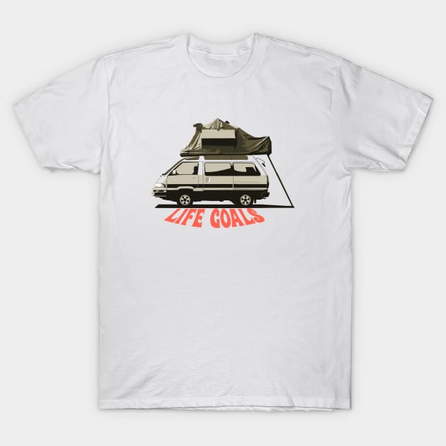 Life Goals T-Shirt by GalfiZsolt